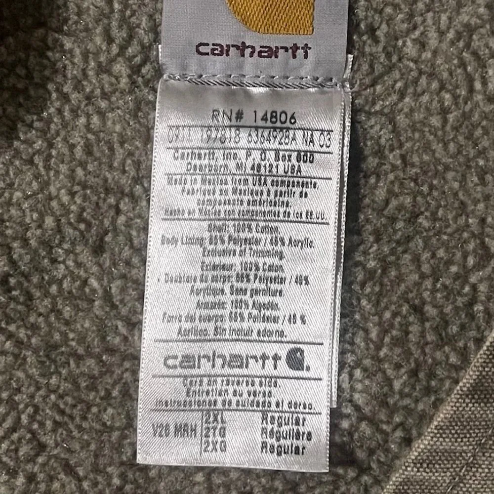 Carhartt sherpa lined vest 2XL - Picture 3 of 3
